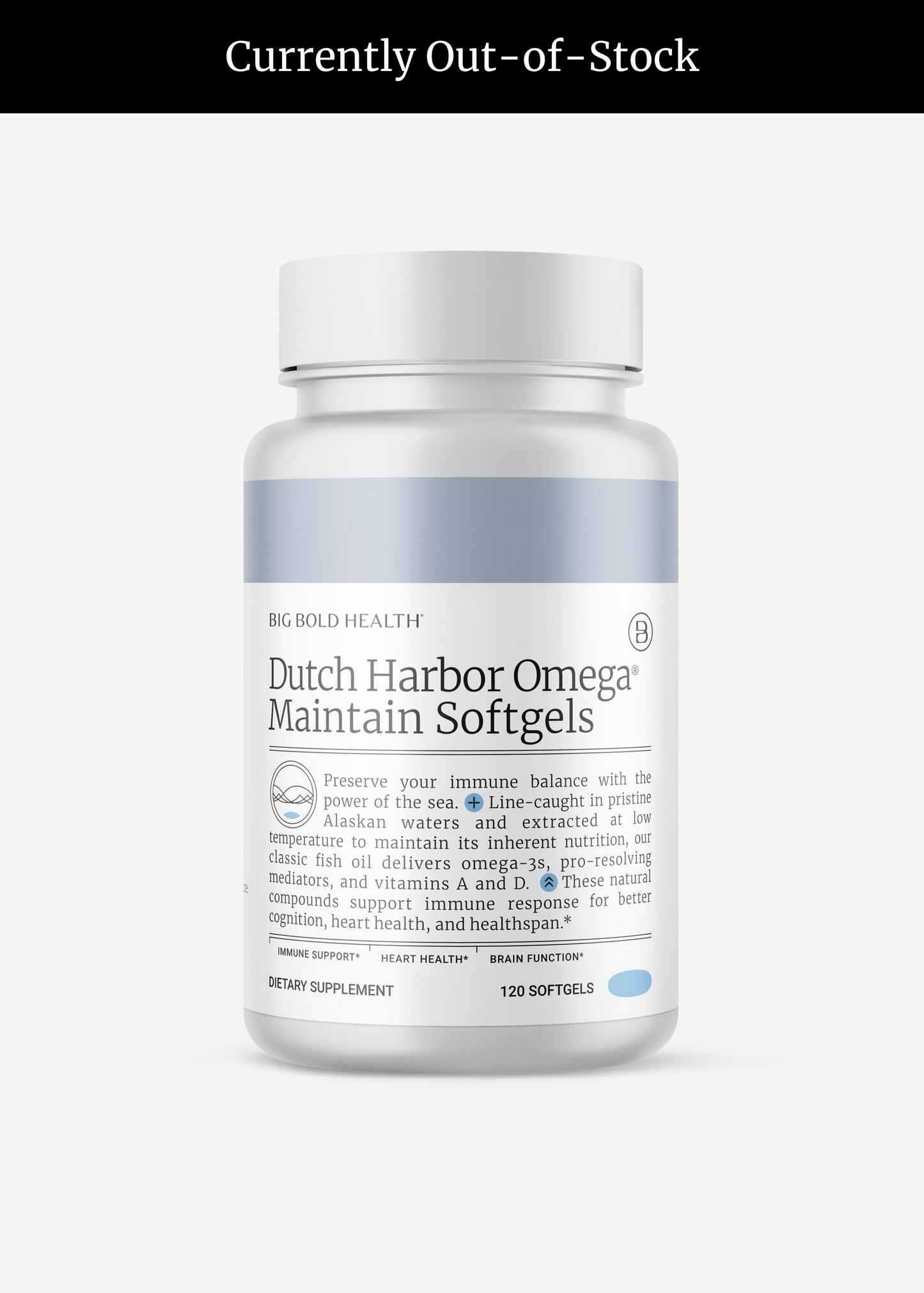 Dutch Harbor Omega® Maintain Softgels