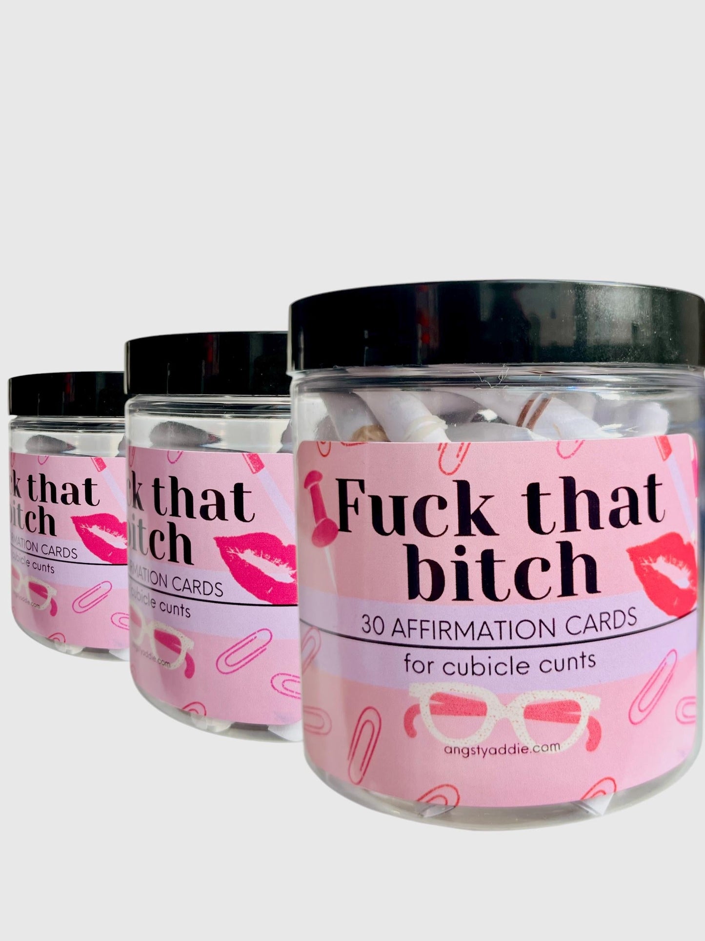 Toxic Office Affirmation Jar by Angsty Addie