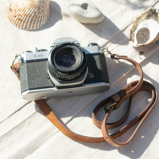 Leather Camera Strap by Made by Minga