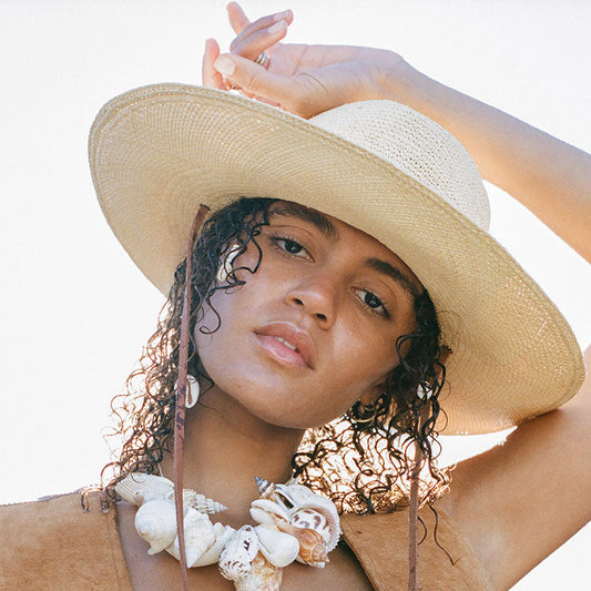 La Ranchera Natural Straw Hat by Made by Minga