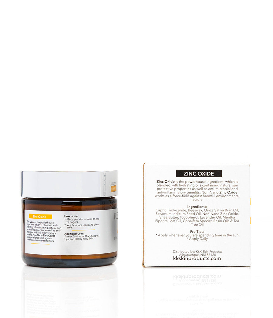 Zinc Oxide Sun Shield Moisturizer by K&K Skin Products