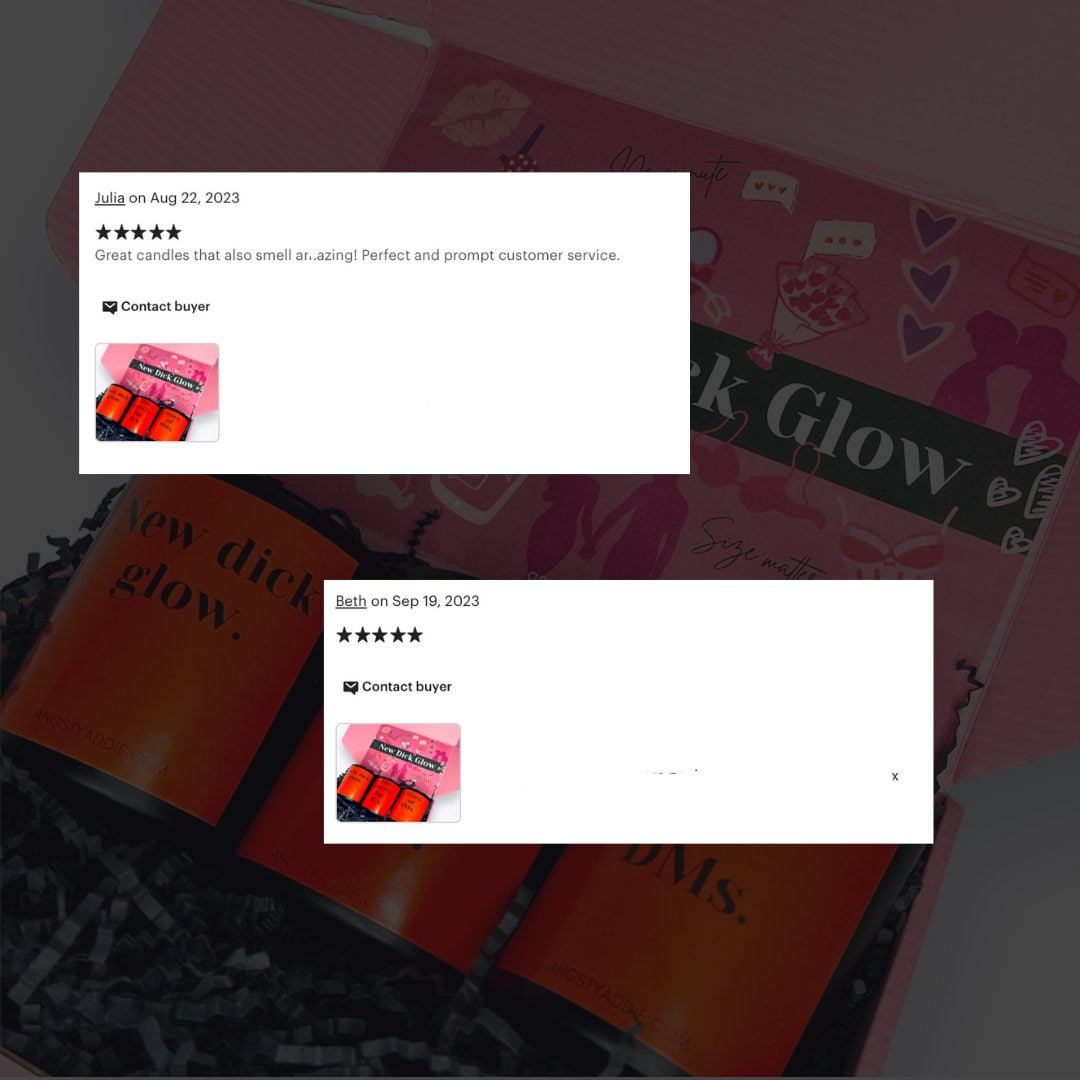 New Dick Glow gift box set by Angsty Addie