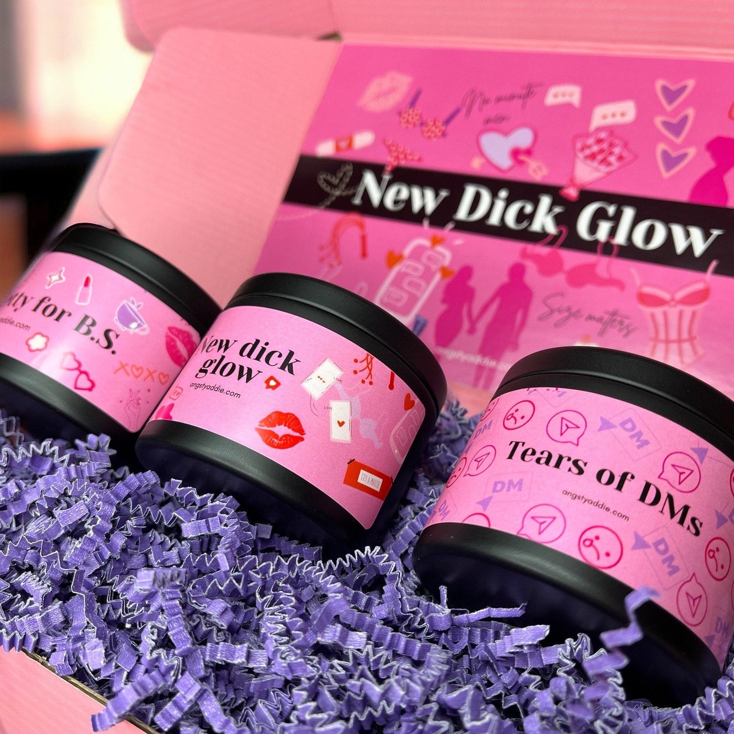 New Dick Glow gift box set by Angsty Addie